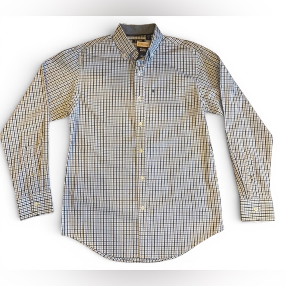 IZOD Men’s Long Sleeve Button Down Shirt . NWT